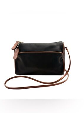 Vintage Coach | Slim Zip Spectator 6018 | Black Cocoa Crossbody